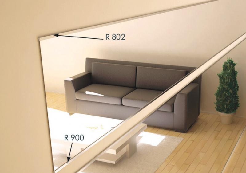 Profil R802 - 2,95m - Anodisé argent satiné